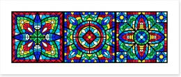 Stained Glass Art Print 420842555