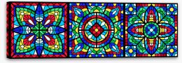 Stained Glass Stretched Canvas 420842555