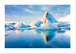 Glaciers Art Print 420871224