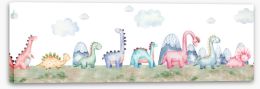 Dinosaurs Stretched Canvas 422730851