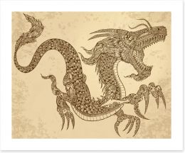 Dragons Art Print 42370117