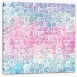 Mosaic Stretched Canvas 424038867