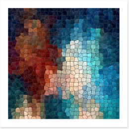 Mosaic Art Print 424038902