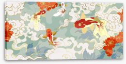 Japanese Art Stretched Canvas 424389953