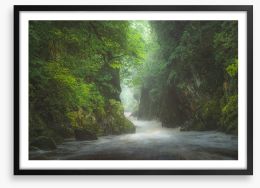 Fairy Glen gorge Framed Art Print 425813659