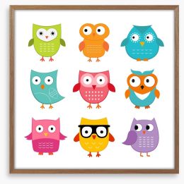 Owls Framed Art Print 42669008
