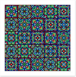 Stained Glass Art Print 427276712