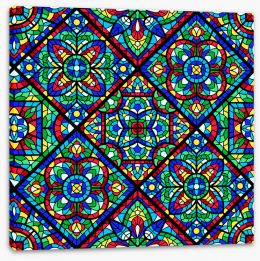 Stained Glass Stretched Canvas 427276776
