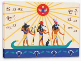 Egyptian Art Stretched Canvas 427495402