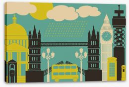 London Stretched Canvas 42864025