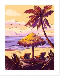 Beach House Art Print 430817644