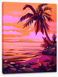 Beach House Stretched Canvas 430817735