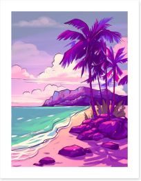 Beach House Art Print 430817779