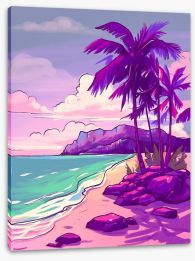 Beach House Stretched Canvas 430817779