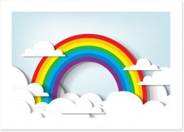 Rainbows Art Print 43351857