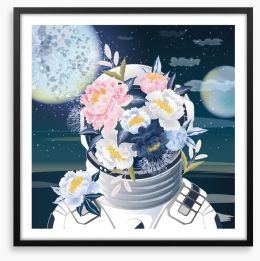 Spring into space 1 Framed Art Print 436140273