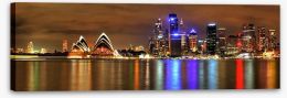 Sundown over Sydney Harbour Stretched Canvas 43637580