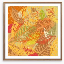 Autumn foliage Framed Art Print 43656100