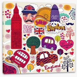 London Stretched Canvas 43714261