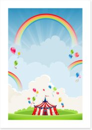 Rainbows Art Print 43905588