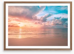 Sea of tranquility Framed Art Print 439128927