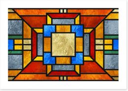 Stained Glass Art Print 440813324