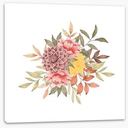 Floral Stretched Canvas 441269712