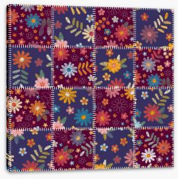 Patchwork Stretched Canvas 441312353