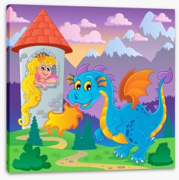 Fairy Castles Stretched Canvas 44152034