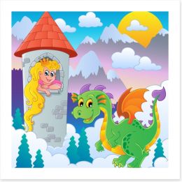 Fairy Castles Art Print 44190926