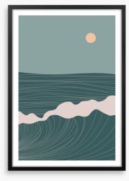 Calling the waves II Framed Art Print 442138474