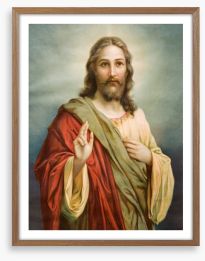 The holy saviour Framed Art Print 44247495