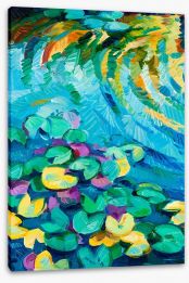 Lily pond Stretched Canvas 44331514