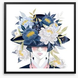 The flower girl 1 Framed Art Print 443608933