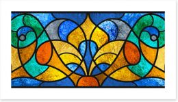 Stained Glass Art Print 443691294