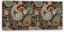 Paisley Stretched Canvas 444029674