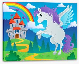 Fairy Castles Stretched Canvas 44421174