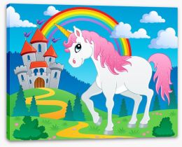 Fairy Castles Stretched Canvas 44421198
