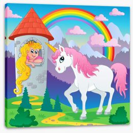 Fairy Castles Stretched Canvas 44421210