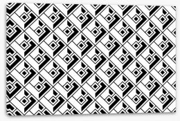 Black and White Stretched Canvas 444701457