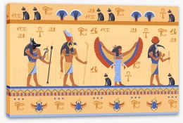 Egyptian Art Stretched Canvas 445388561