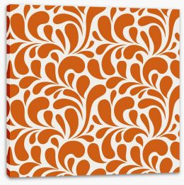 Orange leaves Stretched Canvas 44552557