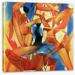 Cubism Stretched Canvas 446117030