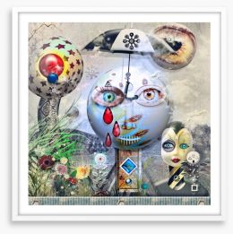 Toys in the wasteland Framed Art Print 44629688
