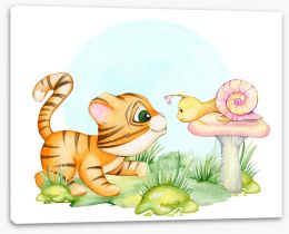 Happy Critters Stretched Canvas 446413382