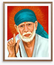 Sai Baba of Shirdi Framed Art Print 447796512