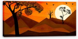 African Art Stretched Canvas 449830254