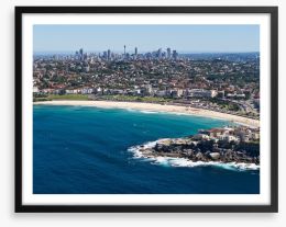 Bondi Beach with CBD Framed Art Print 45040275