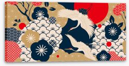Japanese Art Stretched Canvas 450667304