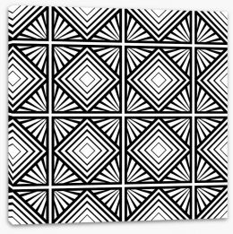 Geometric deco Stretched Canvas 45083479
